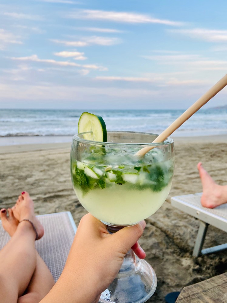Mojito on beach