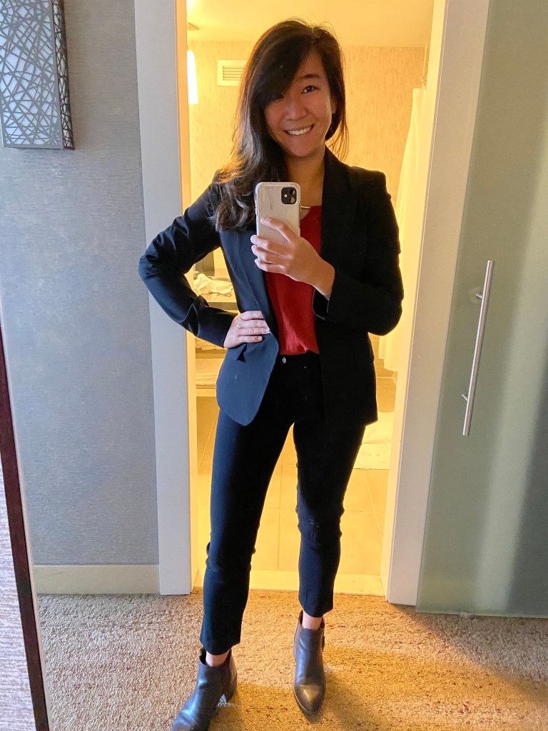 Business woman in suit