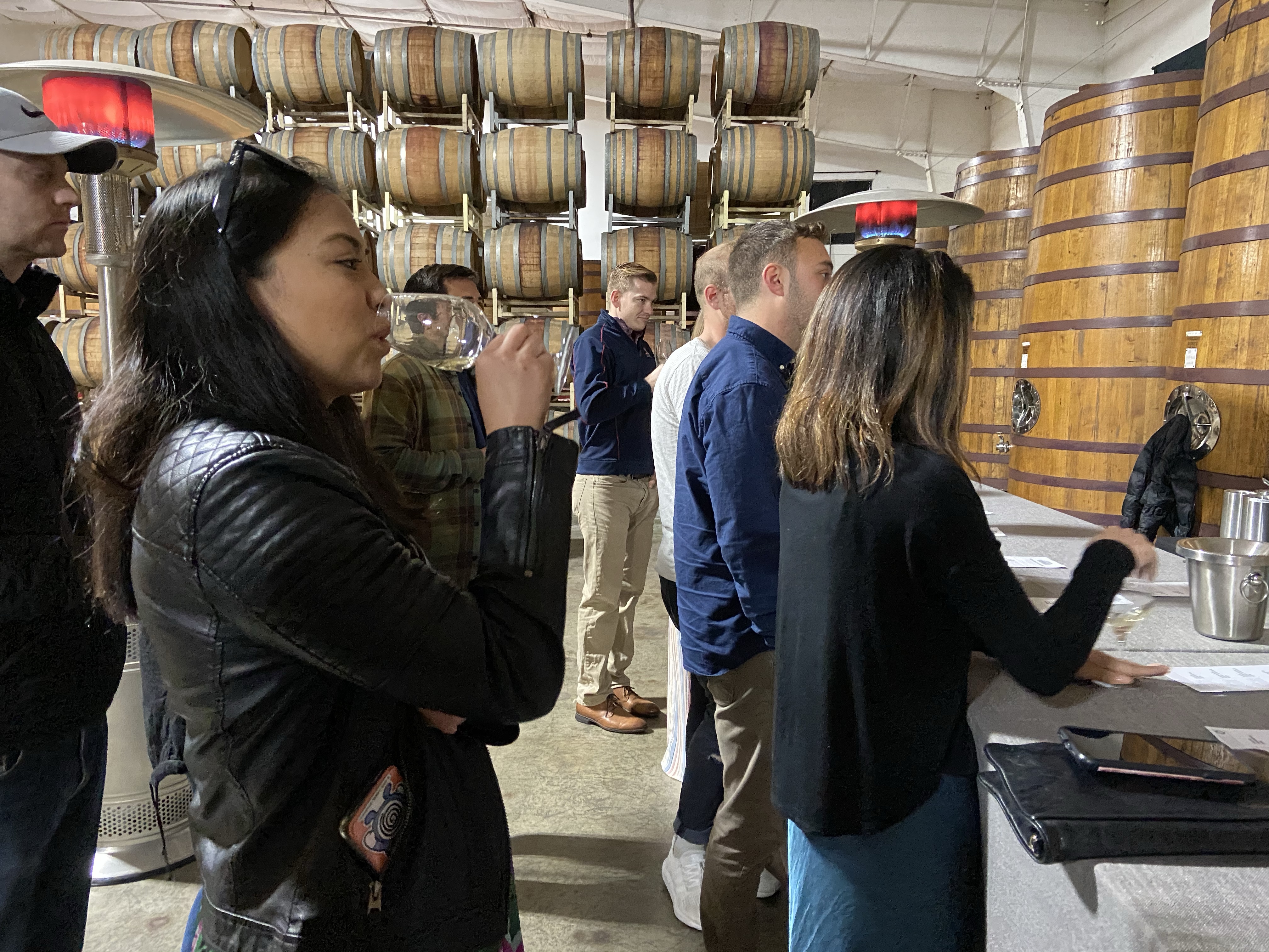 Wine tasting at Cline Winery