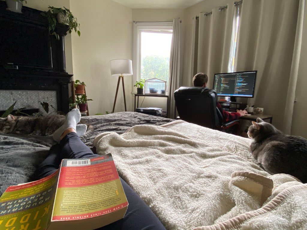 Social distancing working from home