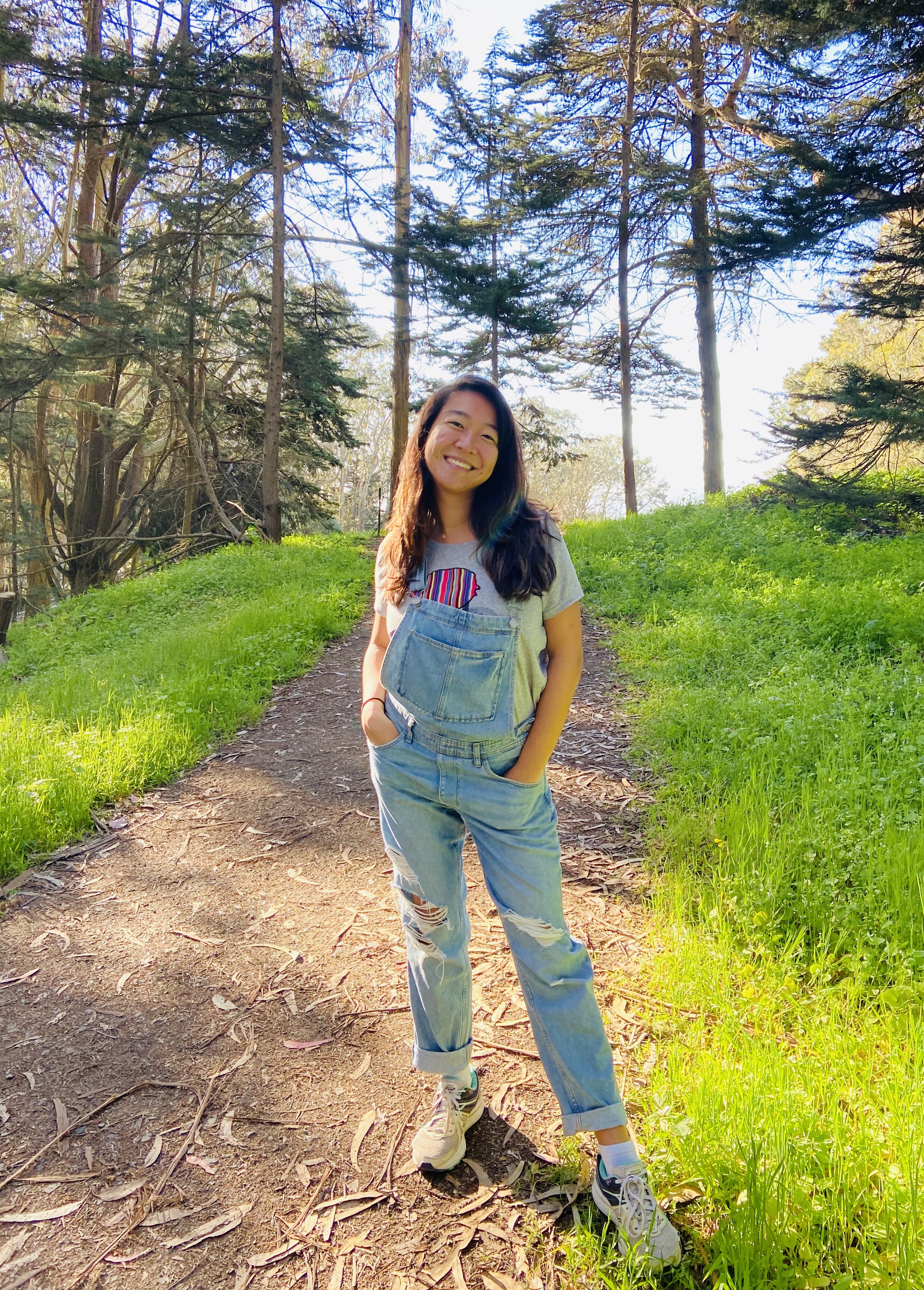 Hiking in the presidio