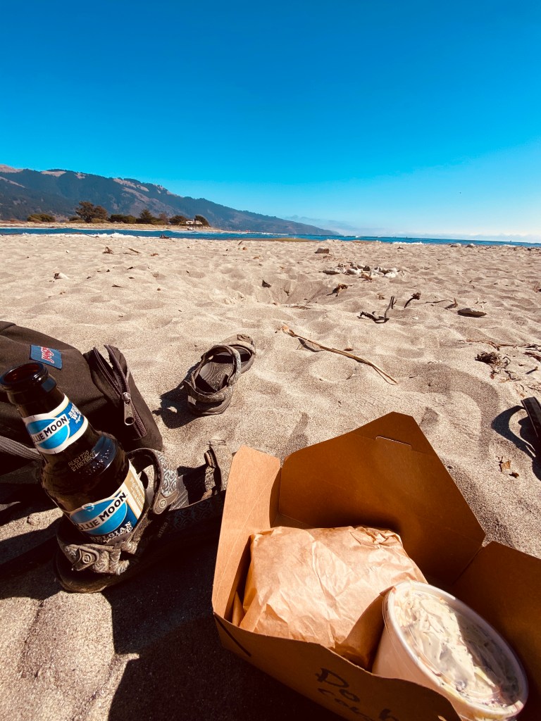 lunch on the beach