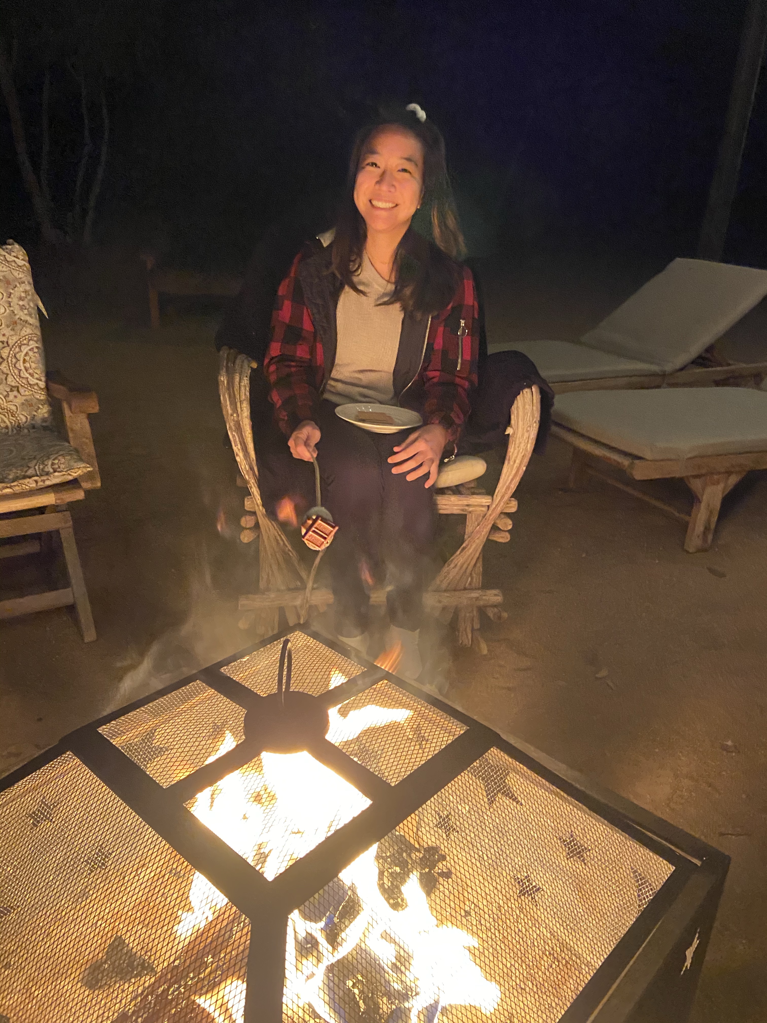 roasting s'mores