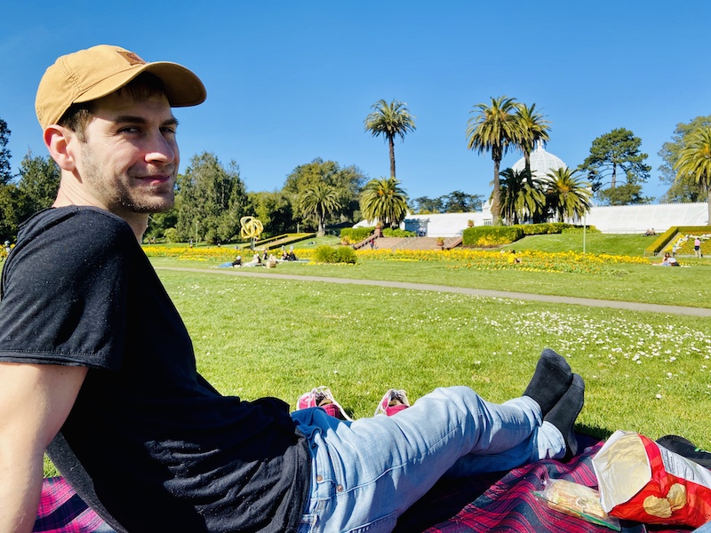 Picnic with Joe at Golden Gate Park 