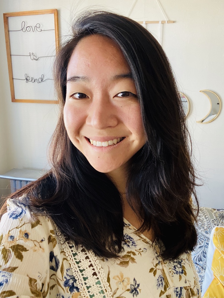 "Before" hair with virgin black hair