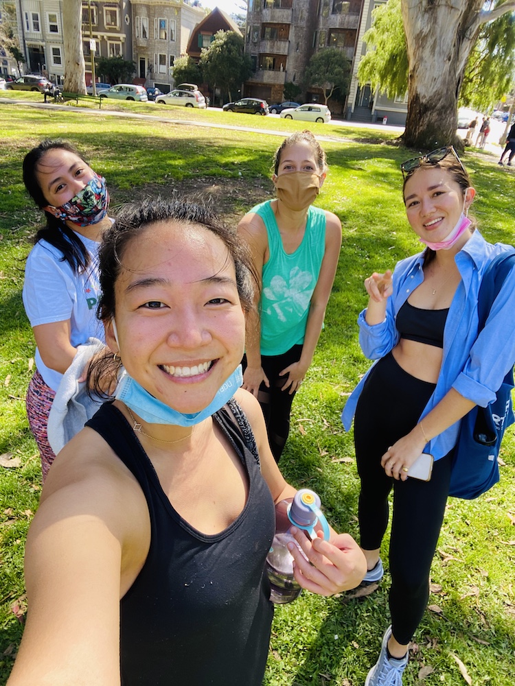 Girls photo after hip hop dance class