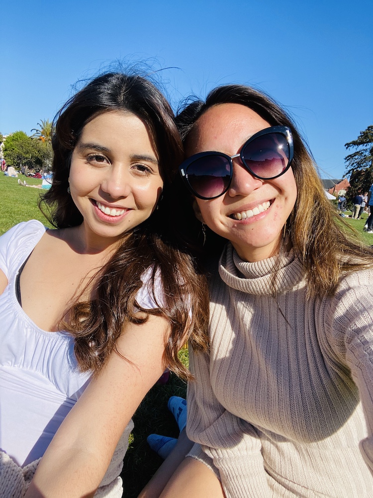 Friend selfie at Dolores Park