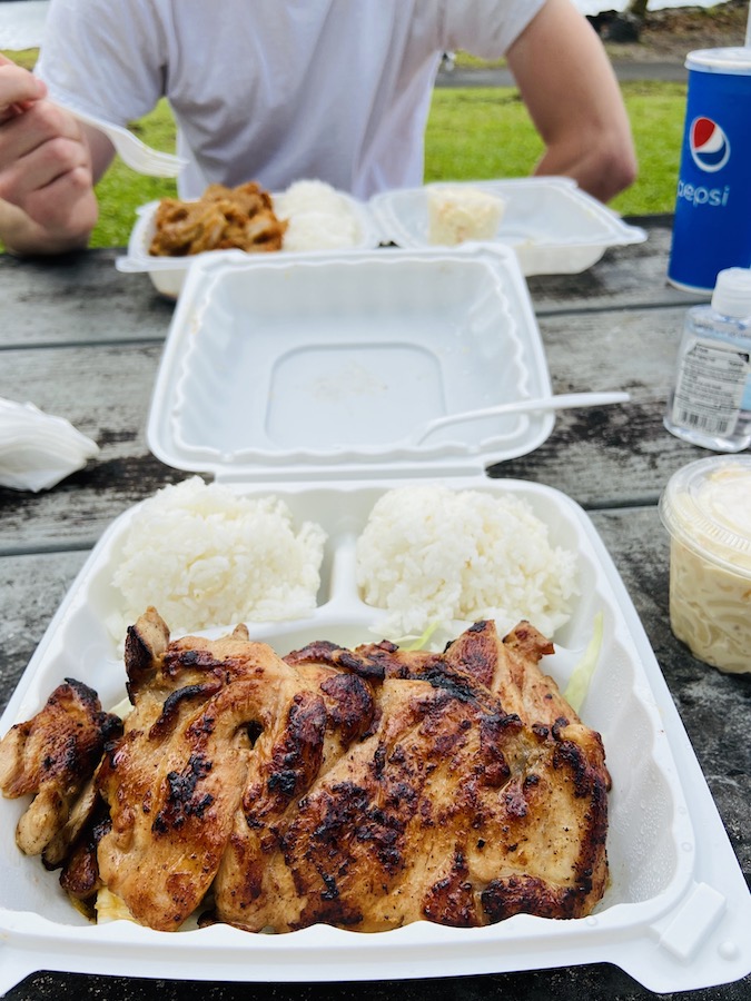 Hawaiian barbecue chicken
