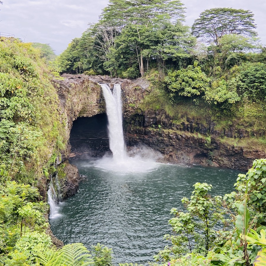 Rainbow Waterfall on Big Island