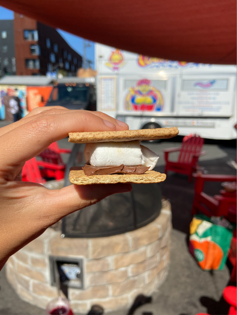S'mores at Spark Social