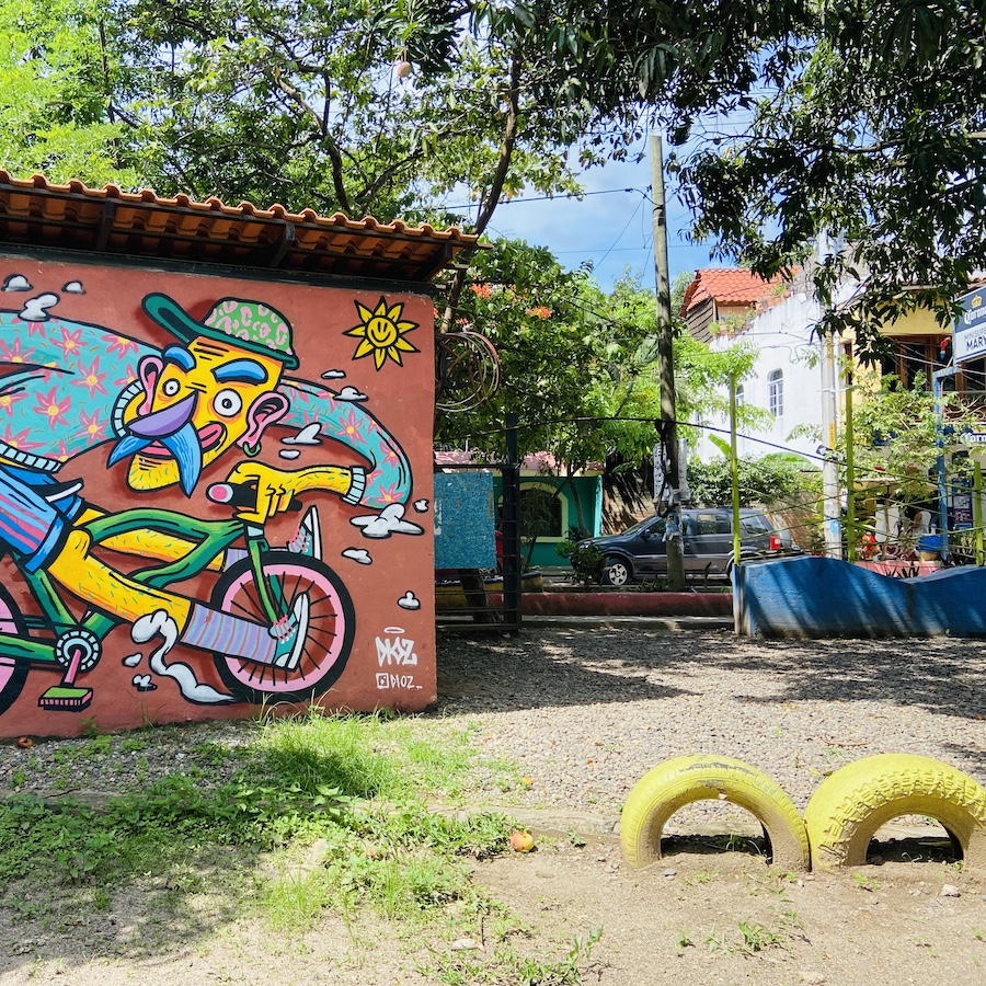 Playground at community center in San Pancho