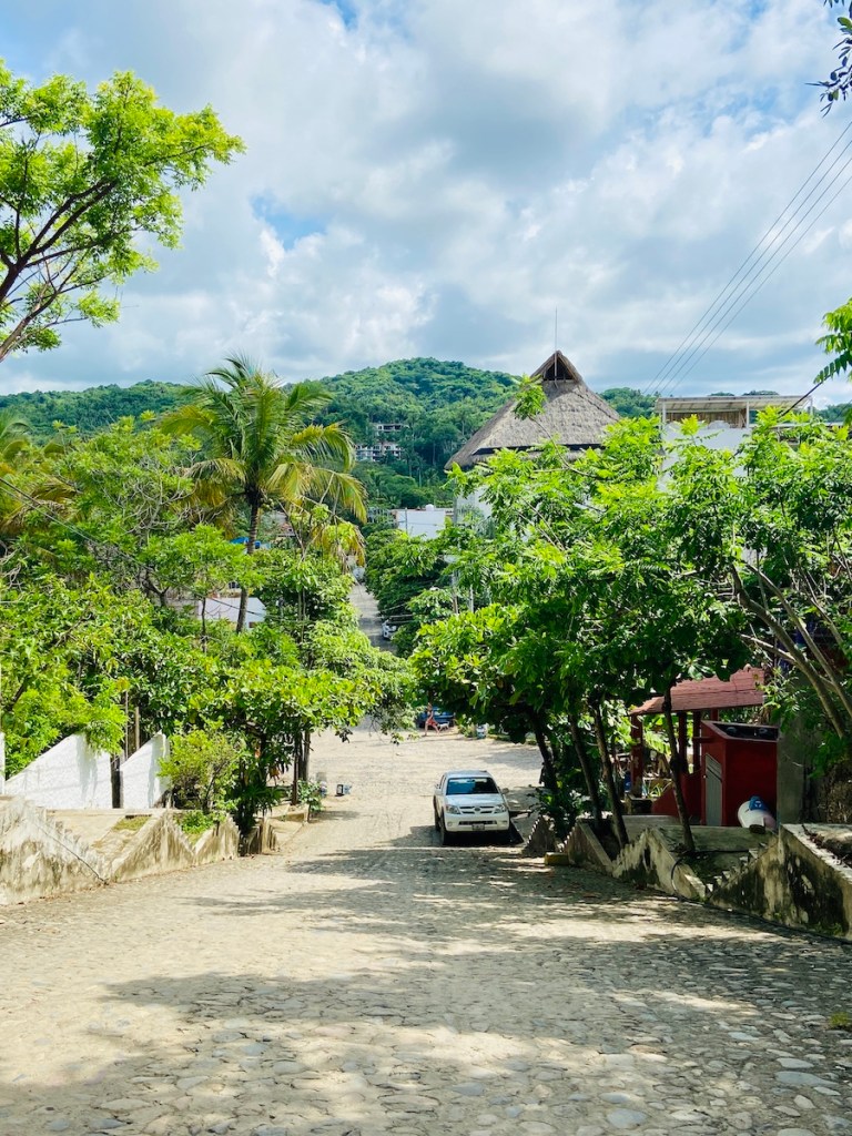 view from hilltop of San Francisco, Nayarit
