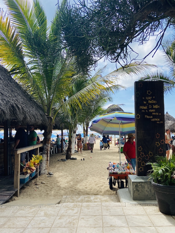 Entrance to San Pancho beach