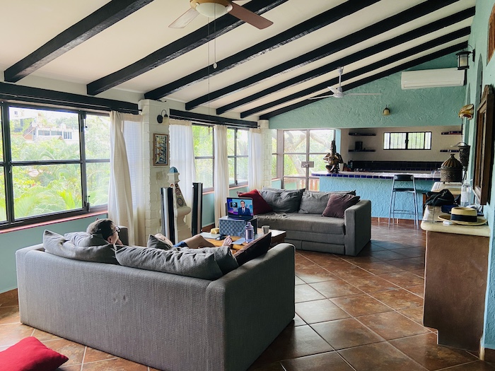 Top floor of airbnb in Mexico
