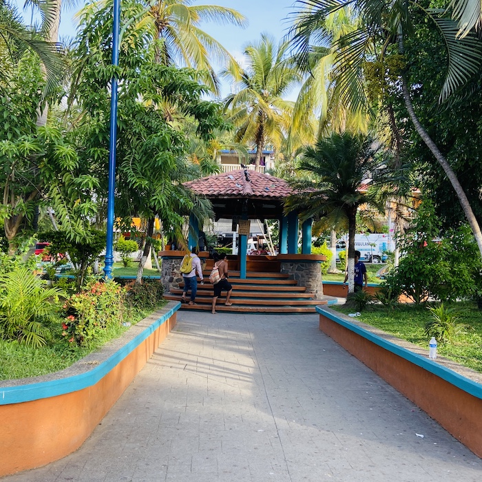 Downtown plaza of Sayulita