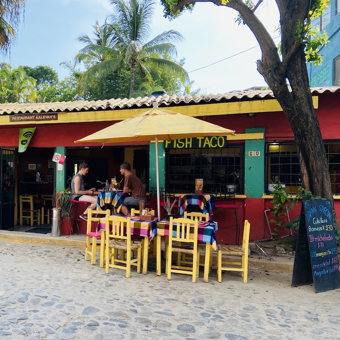 Local restaurant in Sayulita