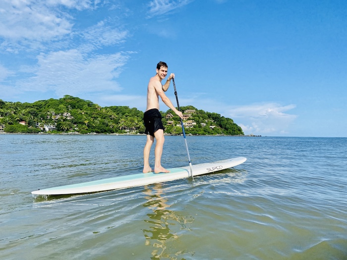 Stand up paddle boarding in Sayulita