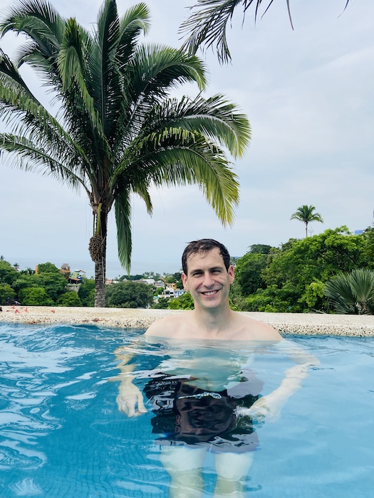 Pool with views of Sayulita