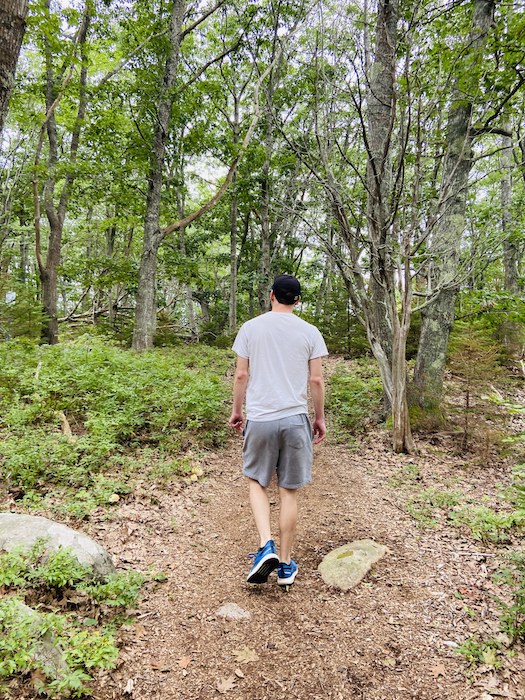 Hiking Timber Point trail