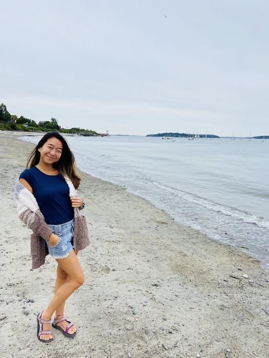 Small beach in Portland