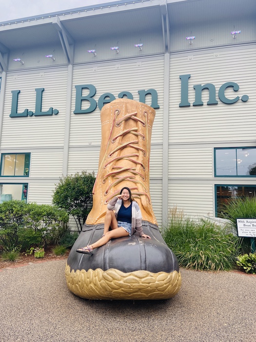 L.L. Bean giant boot