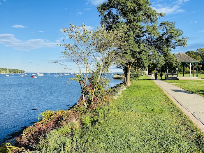 Walk along waterfront in Belfast