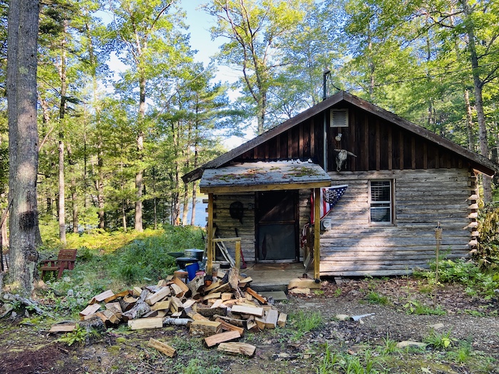 Rustic cabin in Maine