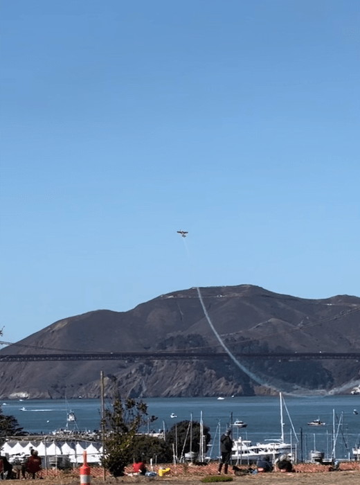 Airplanes at SF fleet week