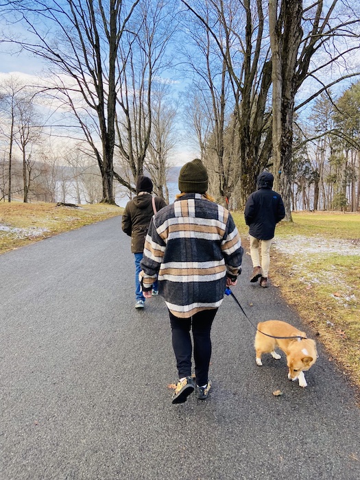 Hiking in Mills Mansion