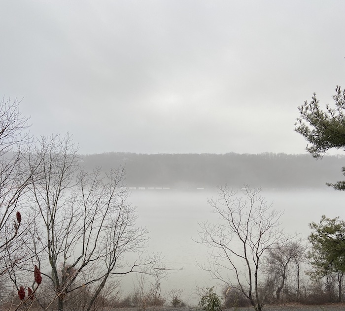 Foggy views of the Hudson River