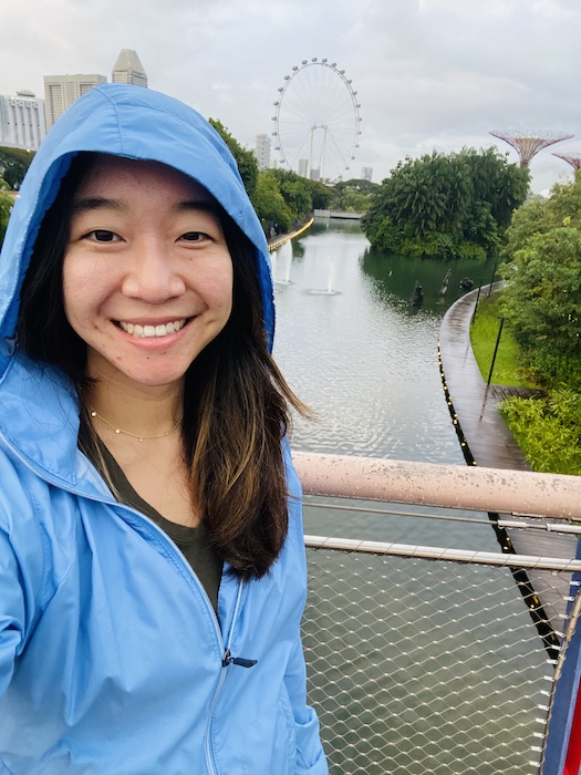 Singapore river selfie