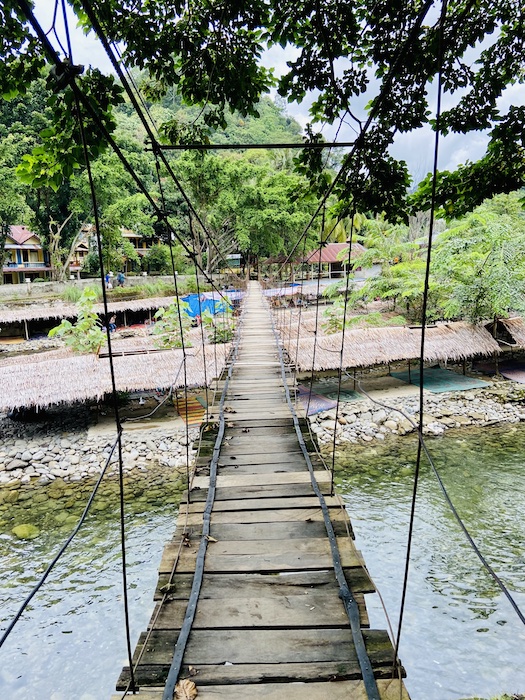 Sketchy bridge crossing