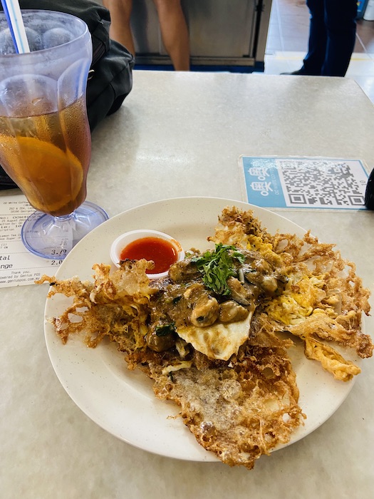 fried oyster omelette 