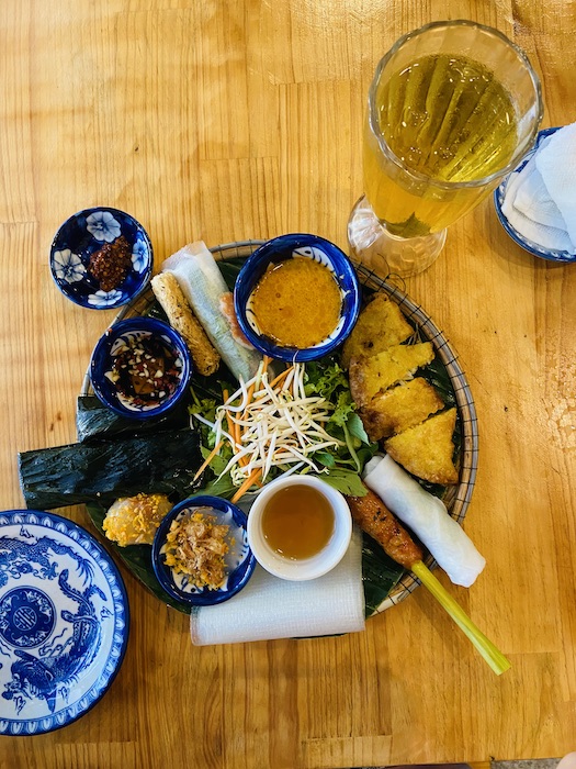 Madam Thu specialty food platter