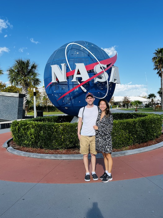 Nasa sign at Kennedy Space Center