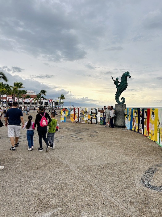 Malecon in Puerto Vallarta, Mexico