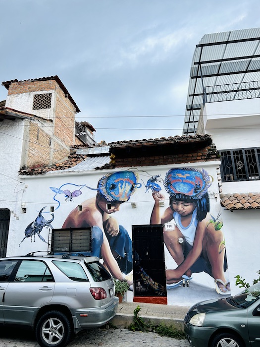 street art in Centro neighborhood Puerto Vallarta, Mexico